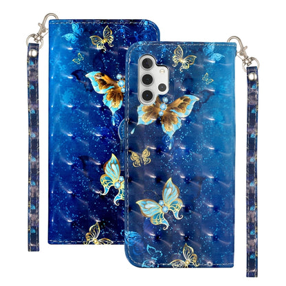 For Samsung Galaxy A32 5G 3D Pattern Horizontal Flip PU Leather Case with Holder & Card Slots & Wallet(Rankine Butterfly) - Galaxy Phone Cases by imak | Online Shopping UK | buy2fix