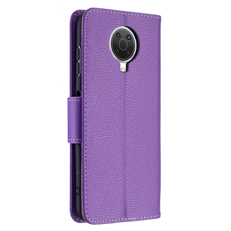 For Nokia G20 / G10 Litchi Texture Pure Color Horizontal Flip Leather Case with Holder & Card Slots & Wallet & Lanyard(Purple) - Mobile Accessories by buy2fix | Online Shopping UK | buy2fix