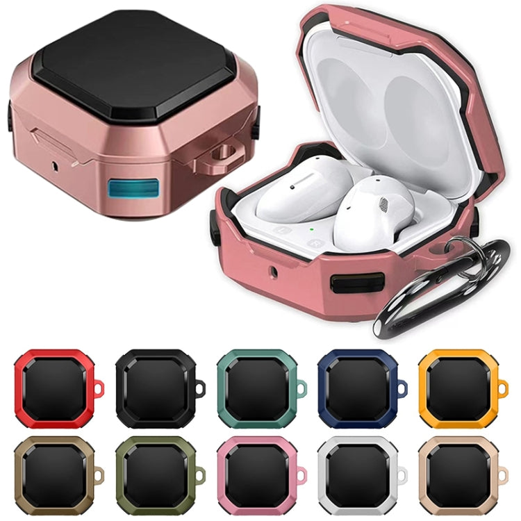 Wireless Earphones Thunder Battlegear Anti-fall Protective Case with Hook Up For Samsung Galaxy Buds Live / Buds 2 Pro(Gold) - Samsung Earphone Case by buy2fix | Online Shopping UK | buy2fix