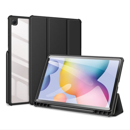 For Samsung Galaxy Tab S6 Lite 2024 / 2020 DUX DUCIS TOBY Series Antiskid PU Leather + PC + TPU Horizontal Flip Case with Holder & Pen Slot & Sleep / Wake-up Function(Black) - Tab S6 Lite P610 / P615 by DUX DUCIS | Online Shopping UK | buy2fix