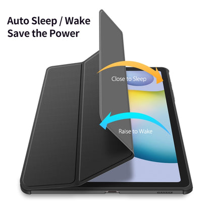 For Samsung Galaxy Tab S6 Lite 2024 / 2020 DUX DUCIS TOBY Series Antiskid PU Leather + PC + TPU Horizontal Flip Case with Holder & Pen Slot & Sleep / Wake-up Function(Black) - Tab S6 Lite P610 / P615 by DUX DUCIS | Online Shopping UK | buy2fix