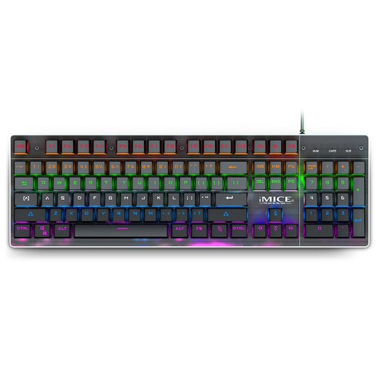 iMICE MK-X80 104 Keys Mechanical Blue-axis Backlight Wired Gaming Keyboard - Wired Keyboard by iMICE | Online Shopping UK | buy2fix