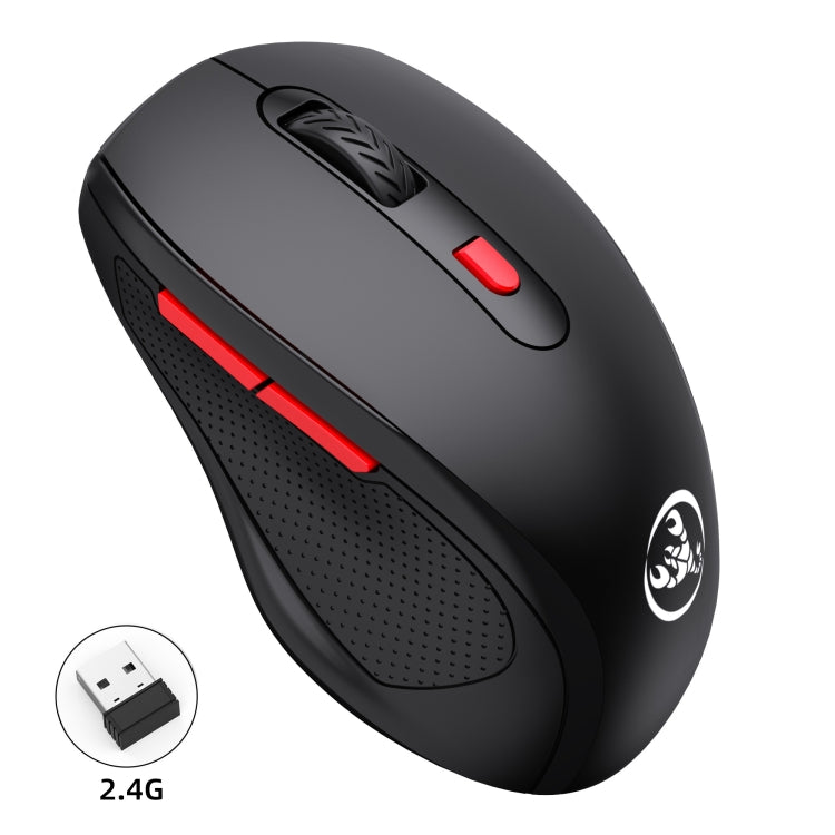 HXSJ T67 2.4G Simple Style Wireless Mouse(Black) - Wireless Mice by HXSJ | Online Shopping UK | buy2fix