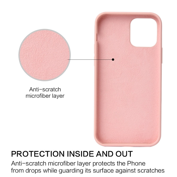 For iPhone 13 Pro Max Solid Color Liquid Silicone Shockproof Protective Case (Light Purple) - iPhone 13 Pro Max Cases by buy2fix | Online Shopping UK | buy2fix