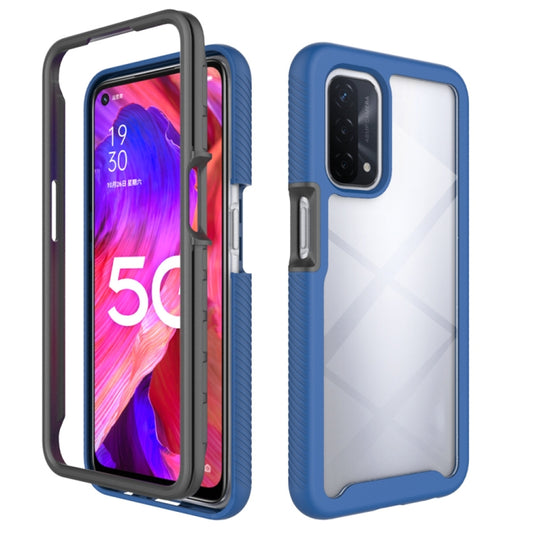 For OPPO A54 5G / A74 5G Starry Sky Solid Color Series Shockproof PC + TPU Case(Royal Blue) - OPPO & vivo Accessories by buy2fix | Online Shopping UK | buy2fix