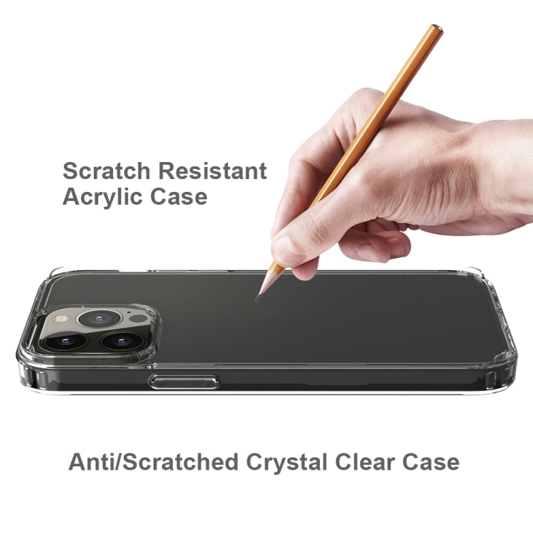 For iPhone 13 Pro Max Shockproof Scratchproof TPU + Acrylic Protective Case (Transparent) - iPhone 13 Pro Max Cases by buy2fix | Online Shopping UK | buy2fix