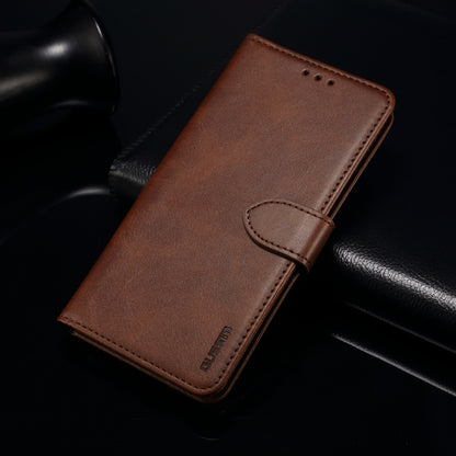 For Samsung Galaxy S21 FE GUSSIM Business Style Horizontal Flip Leather Case with Holder & Card Slots & Wallet(Brown) - Galaxy Phone Cases by GUSSIM | Online Shopping UK | buy2fix