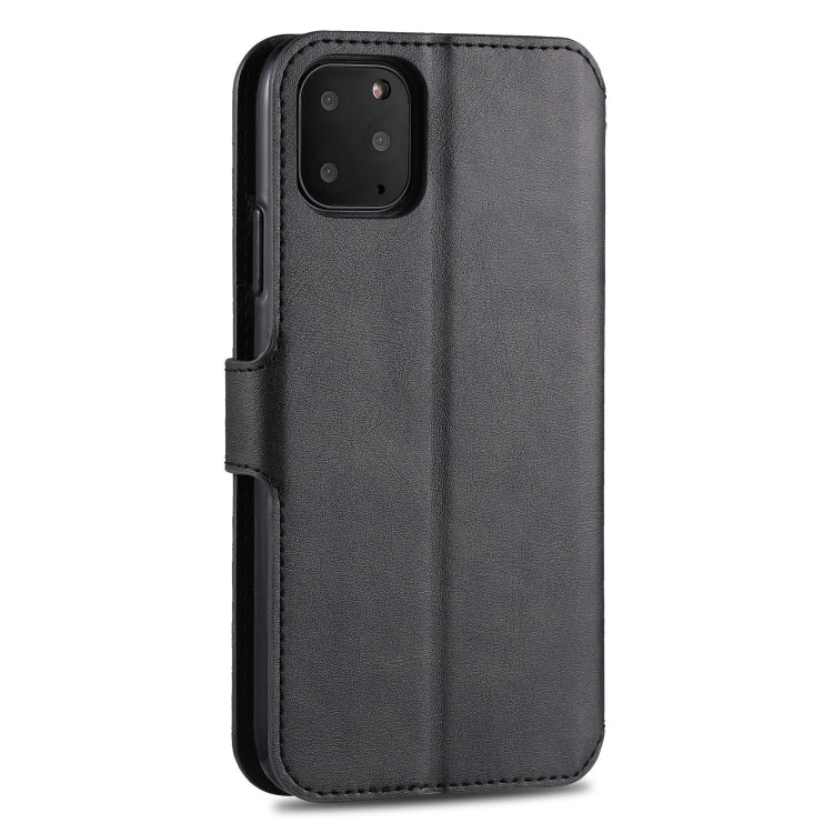 For iPhone 11 Pro Max AZNS Calf Texture Magnetic Horizontal Flip PU Leather Case with Holder & Card Slots & Photo Frame(Black) - iPhone 11 Pro Max Cases by AZNS | Online Shopping UK | buy2fix