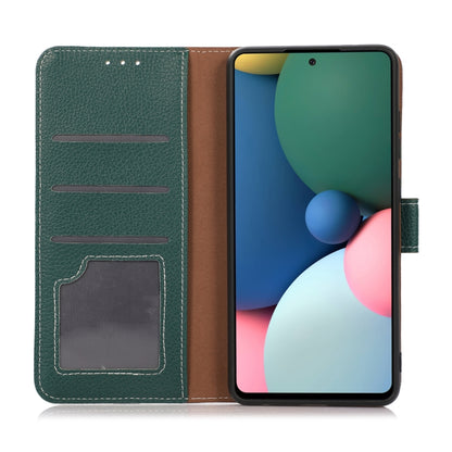 For Motorola Moto G30 / G20 / G10 4G Litchi Texture PU + TPU Horizontal Flip Leather Case with Holder & Card Slots & Wallet(Green) - Motorola Cases by buy2fix | Online Shopping UK | buy2fix