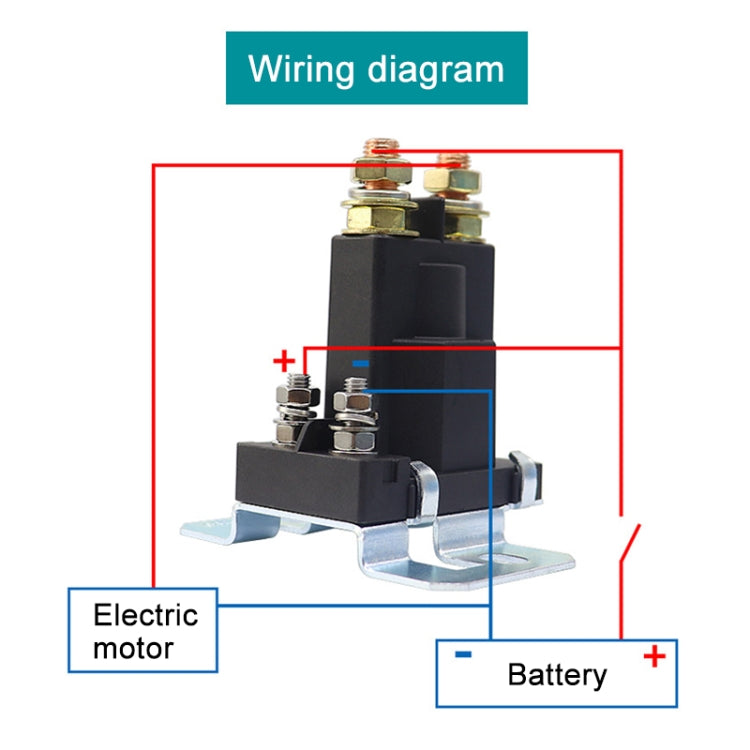 500A Motor Preheating Isolator Switching Power Supply Start Relay, Style:24V Long Time Type - In Car by buy2fix | Online Shopping UK | buy2fix