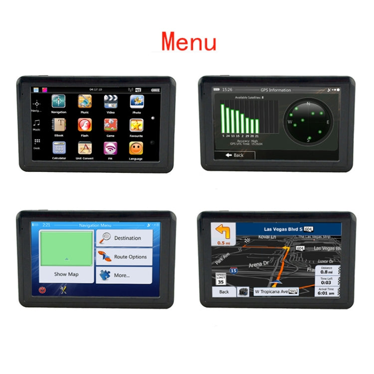 Q5 Car 5 inch HD TFT Touch Screen GPS Navigator Support TF Card / MP3 / FM Transmitter, Specification:South America Map - In Car by buy2fix | Online Shopping UK | buy2fix