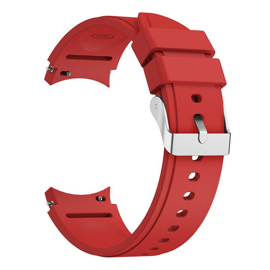 For Samsung Galaxy Watch4 Classic 46mm Silicone Watch Band(Red) - Smart Wear by buy2fix | Online Shopping UK | buy2fix