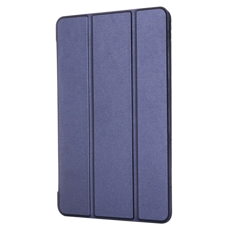 For Huawei MatePad 11 (2021) GEBEI Shockproof Horizontal Flip Leather Case with Three-folding Holder(Blue) - Huawei by GEBEI | Online Shopping UK | buy2fix