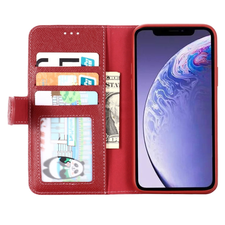 For iPhone 11 GEBEI Top-grain Leather Horizontal Flip Protective Case with Holder & Card Slots & Wallet & Photo Frame(Red Wine) - iPhone 11 Cases by GEBEI | Online Shopping UK | buy2fix