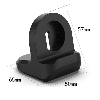 For Samsung Galaxy Watch4 Classic / Galaxy Watch4 Universal Silicone Charging Stand Holder without Charging Cable(Black) - Charger by buy2fix | Online Shopping UK | buy2fix
