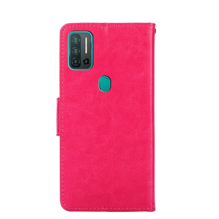 For Ulefone Note 11P Crystal Texture Horizontal Flip Leather Case with Holder & Card Slots & Wallet(Rose Red) - Mobile Accessories by buy2fix | Online Shopping UK | buy2fix