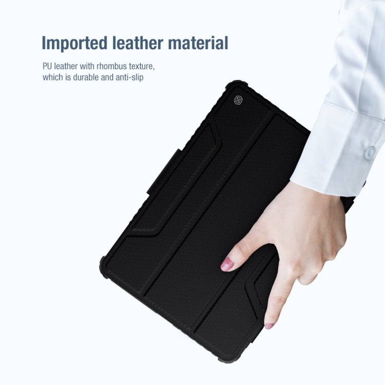 For Xiaomi Mi Pad 5 / 5 Pro 11 inch NILLKIN Bumper Pro Horizontal Flip Leather Case with Pen Slot & Holder(Black) - Mobile Accessories by buy2fix | Online Shopping UK | buy2fix