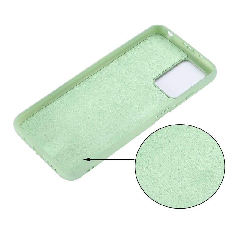For Xiaomi Redmi 10 Solid Color Liquid Silicone Dropproof Full Coverage Protective Case(Green) - Xiaomi Accessories by buy2fix | Online Shopping UK | buy2fix