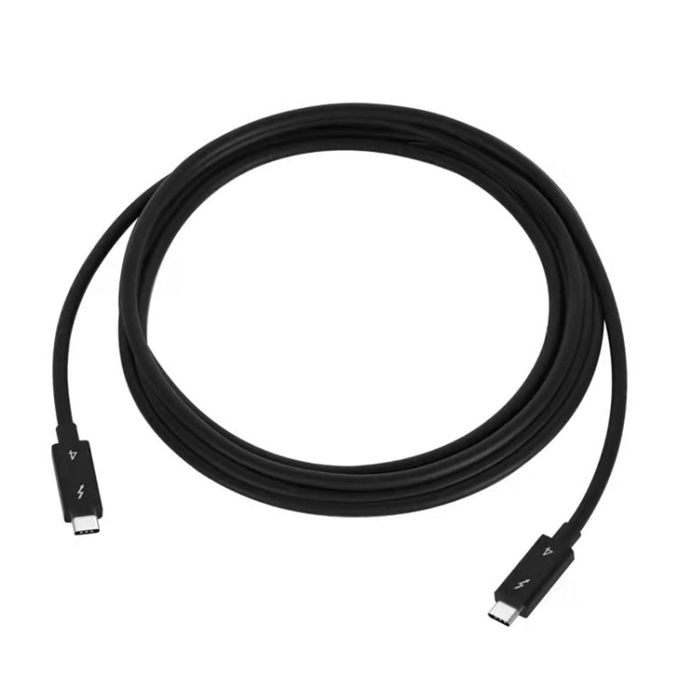 USB-C / Type-C Male to USB-C / Type-C Male Multi-function Transmission Cable for Thunderbolt 4, Cable Length:0.8m(Black) - Computer & Networking by buy2fix | Online Shopping UK | buy2fix