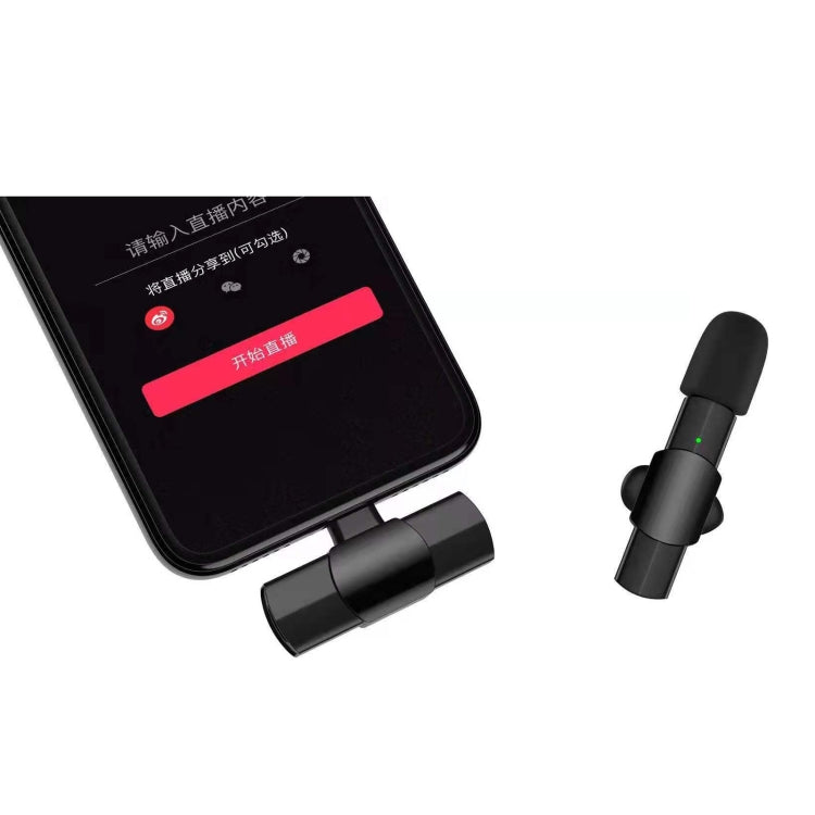 Type-C / USB-C Interface Mini Lavalier Microphone(Black) - Consumer Electronics by buy2fix | Online Shopping UK | buy2fix