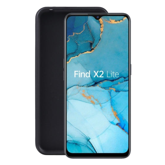 TPU Phone Case For OPPO Find X2 Lite(Frosted Black) - OPPO Cases by buy2fix | Online Shopping UK | buy2fix