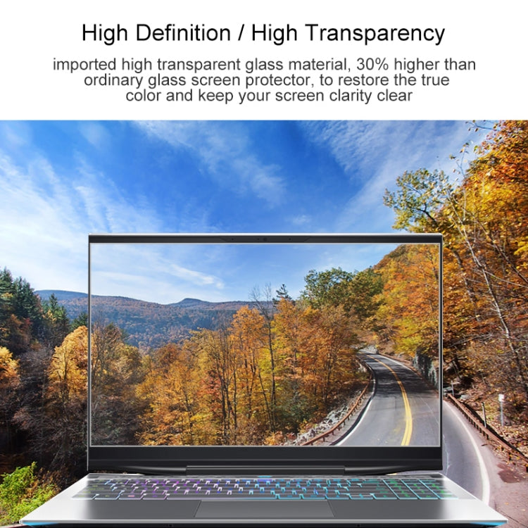 For MACHENIKE T58-VA2 15.6 inch Laptop Screen HD Tempered Glass Protective Film - Computer & Networking by buy2fix | Online Shopping UK | buy2fix