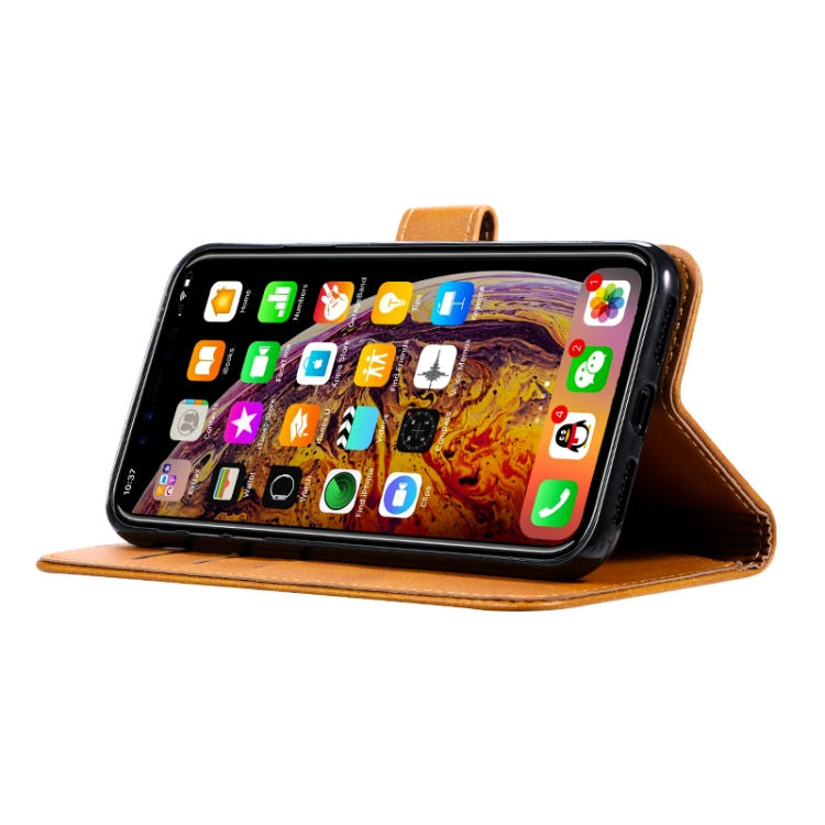 For iPhone XS Max GUSSIM Magnetic Horizontal Flip Leather Case with Holder & Card Slots & & Wallet(Brown) - More iPhone Cases by GUSSIM | Online Shopping UK | buy2fix