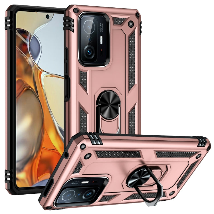 For Xiaomi 11T Pro Shockproof TPU + PC Phone Case(Rose Gold) - Xiaomi Accessories by buy2fix | Online Shopping UK | buy2fix