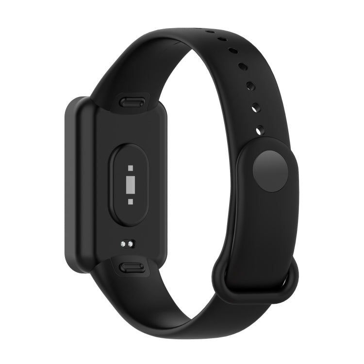 For Xiaomi Redmi Smart Band Pro Silicone Watch Band(Black) - Smart Wear by buy2fix | Online Shopping UK | buy2fix