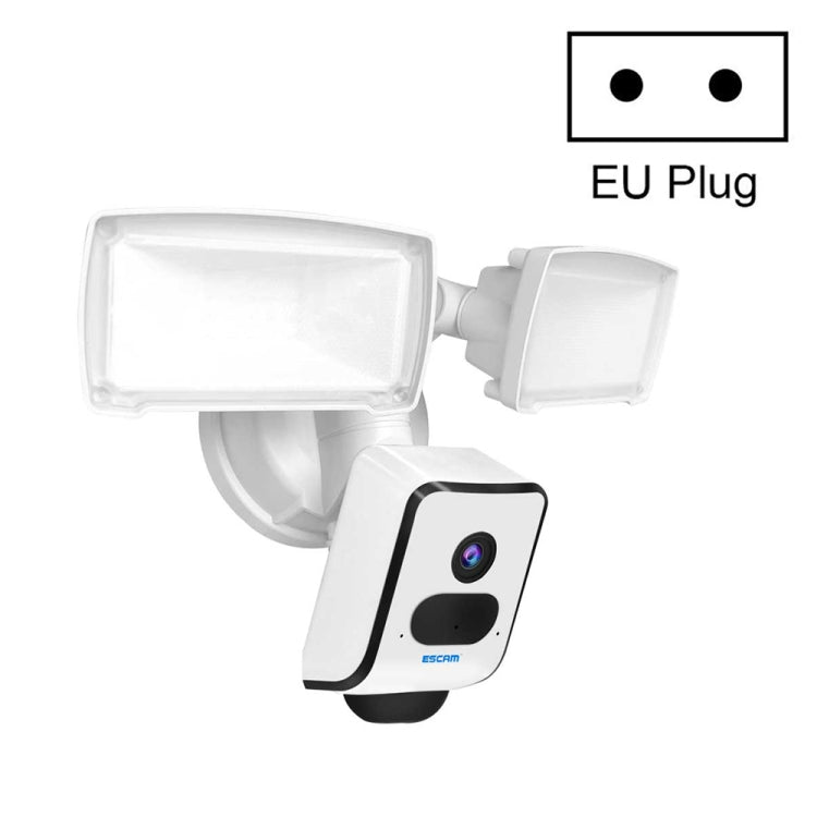 ESCAM QF612 3MP WiFi IP Camera & Floodlight, Support Night Vision / PIR Detection(EU Plug) - Security by ESCAM | Online Shopping UK | buy2fix