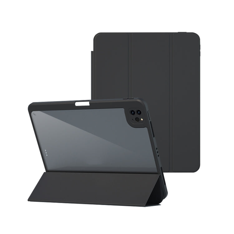 Magnetic Split Leather Smart Tablet Case For iPad mini 5 / mini 4(Black) - Apple Accessories by buy2fix | Online Shopping UK | buy2fix