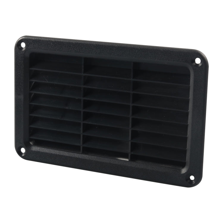 A6789 193x122mm RV / Bus Oblique Louver Outlet Panel with Screws(Black) - In Car by buy2fix | Online Shopping UK | buy2fix