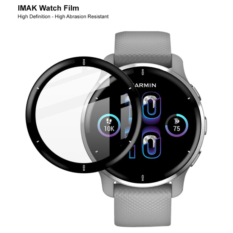 For Garmin Venu 2 Plus IMAK HD High Transparent Wear-resistant Watch Screen Protective Film - Screen Protector by imak | Online Shopping UK | buy2fix