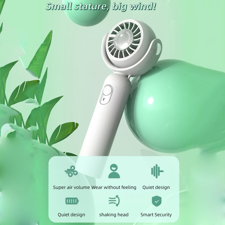 F10 USB Hanging Neck Electric Fan(Green) - Consumer Electronics by buy2fix | Online Shopping UK | buy2fix