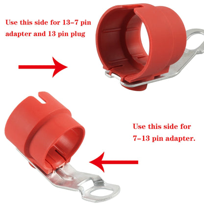 A6950-02 Trailer Plug Holder Connector Retainer(Red) - In Car by buy2fix | Online Shopping UK | buy2fix