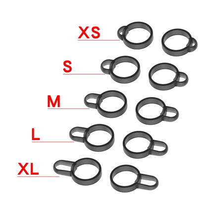 5 Pairs Non-Slip Silicone Earphone Ferrule Set for Sony LinkBuds Ear Cap(Black) - Apple Accessories by buy2fix | Online Shopping UK | buy2fix
