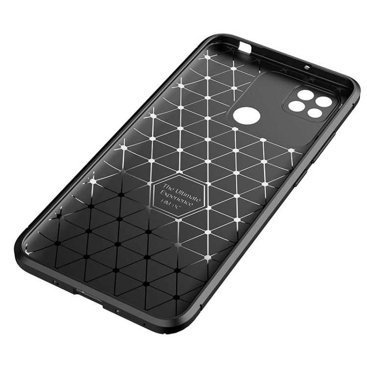 For Xiaomi Redmi 10A Carbon Fiber Texture Shockproof TPU Phone Case(Black) - Xiaomi Cases by buy2fix | Online Shopping UK | buy2fix