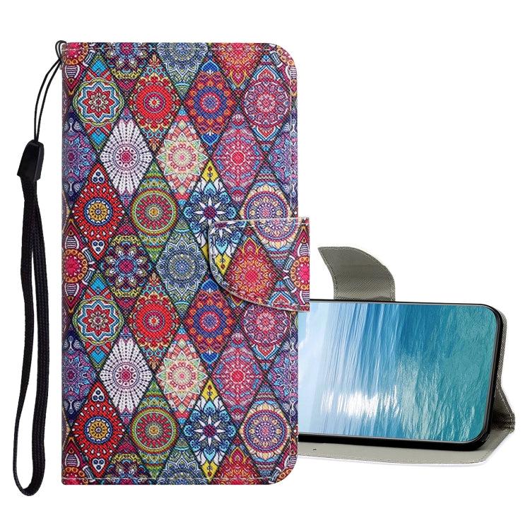 For Xiaomi Redmi 10C Colored Drawing Pattern Flip Leather Case(Diamond Kaleidoscope) - Xiaomi Cases by buy2fix | Online Shopping UK | buy2fix