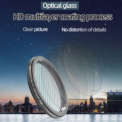 JSR Starlight Drawing Camera Lens Filter, Size:55mm(Streak Blue) - Other Filter by JSR | Online Shopping UK | buy2fix