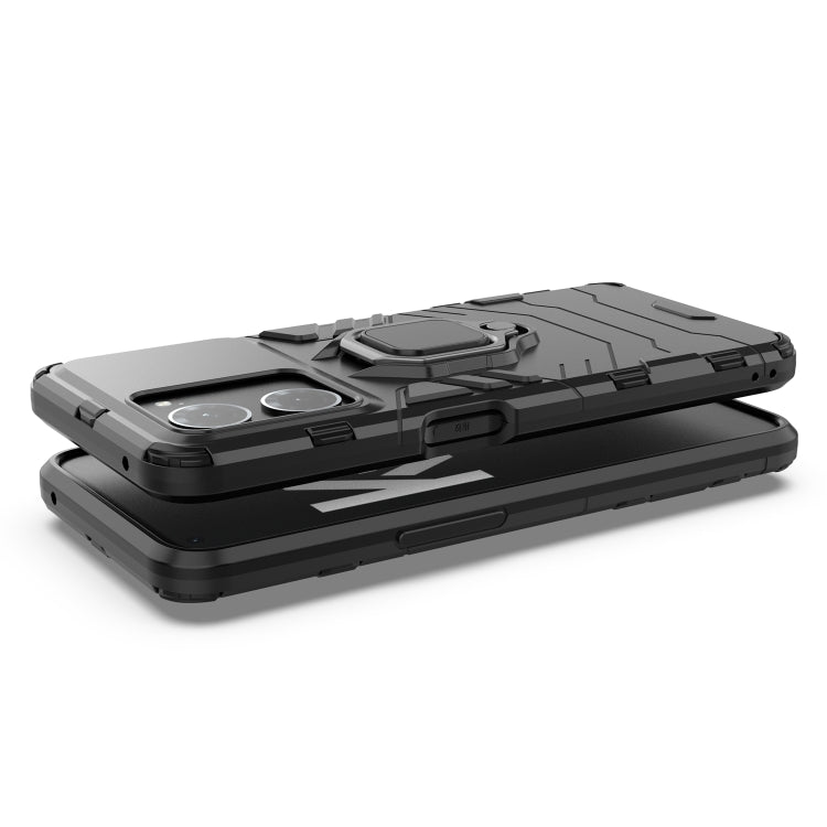 For OPPO K10 Magnetic Ring Holder PC + TPU Phone Case(Black) - OPPO Cases by buy2fix | Online Shopping UK | buy2fix
