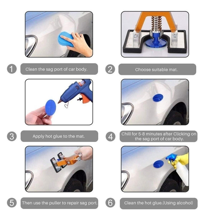 N3 83 in 1 Car Paintless Dent Removal Fender Damage Repair Puller Lifter, Plug Type:EU Plug - In Car by buy2fix | Online Shopping UK | buy2fix