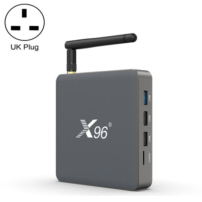 X96 X6 8K Smart TV BOX Android 11.0 Media Player, RK3566 Quad Core ARM Cortex A55, RAM: 4GB, ROM: 32GB, Plug Type:UK Plug - Consumer Electronics by buy2fix | Online Shopping UK | buy2fix