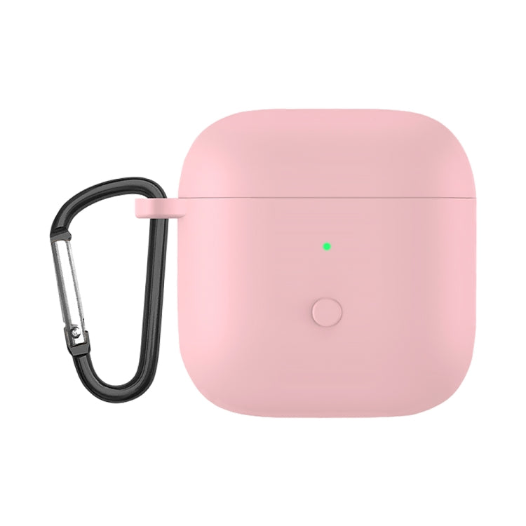 Liquid Silicone One-piece Earphone Protective Case For Redmi Buds3(Pink) - Xiaomi Earphone Case by buy2fix | Online Shopping UK | buy2fix