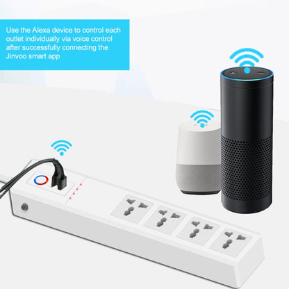 WiFi 10A SM-SO306-M 4 Holes + 2 USB Multi-purpose Smart Power Strip(UK Plug) - Consumer Electronics by buy2fix | Online Shopping UK | buy2fix