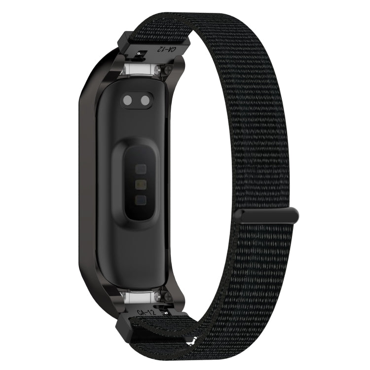 For Samsung Galaxy Fit 2 SM-R220 Nylon Loop Watch Band(Black) - Watch Bands by buy2fix | Online Shopping UK | buy2fix