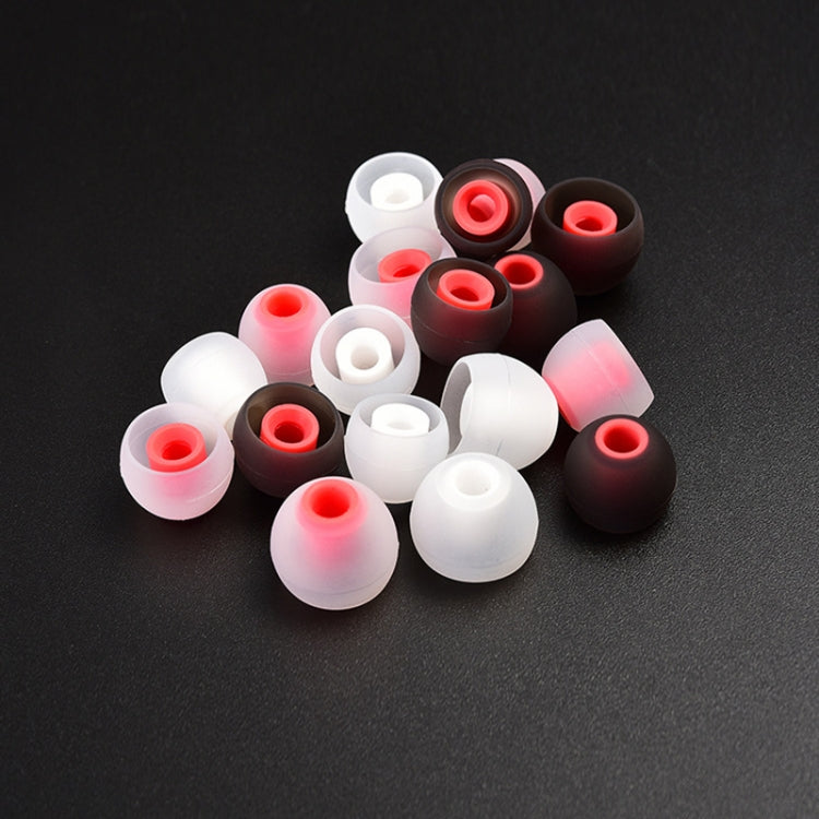 QKZ GJES 6-in-1 In-Ear Earphone Silicone Ear Caps(Black Red) - Apple Accessories by QKZ | Online Shopping UK | buy2fix