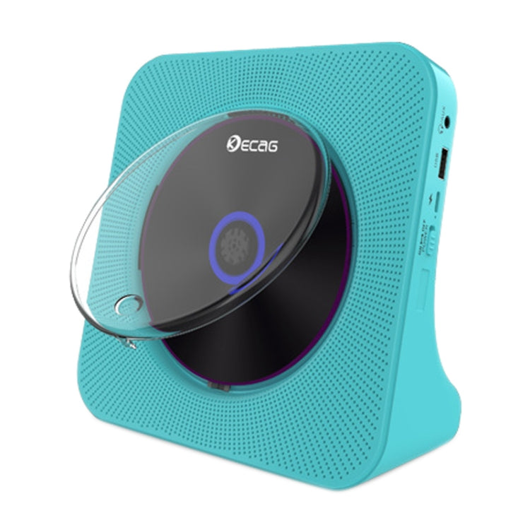 Kecag KC-806 2A Retro Bluetooth Music Disc Album CD Player, Specification:Plug-in Version(Blue) - DVD & LCD Player by Kecag | Online Shopping UK | buy2fix