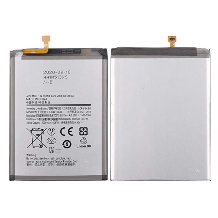 EB-BA217ABY 5000mAh Li-Polymer Battery Replacement For Samsung Galaxy A21s A12 A13 SM-A217F SM-A217M A217DS - For Samsung by buy2fix | Online Shopping UK | buy2fix