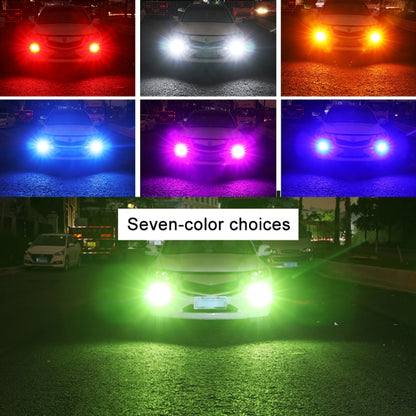 1 Pair 9005 12V 7W Strobe Car LED Fog Light(Lime Light) - In Car by buy2fix | Online Shopping UK | buy2fix