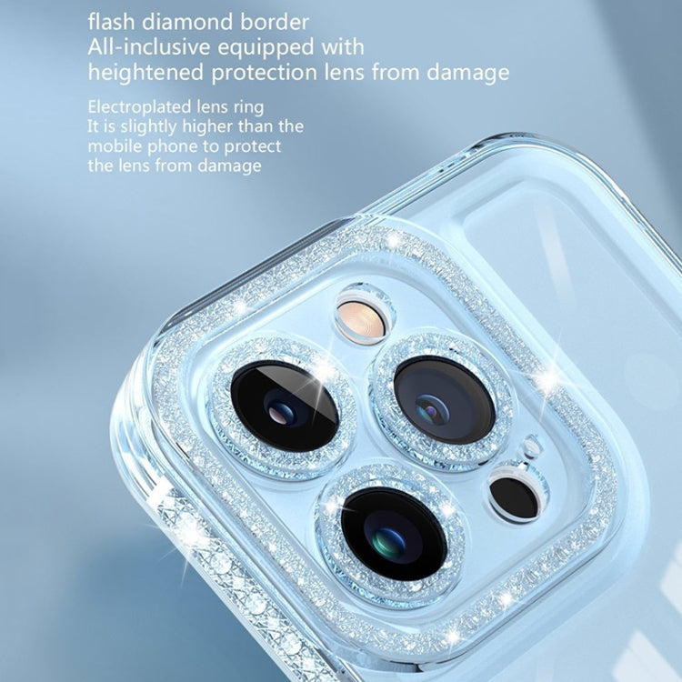 For iPhone 14 Shinning Diamond Space Shockproof Phone Case (Transparent) - iPhone 14 Cases by buy2fix | Online Shopping UK | buy2fix